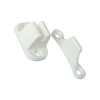 Bothyi - Kit De Retenedor De Puerta Clip De Soporte En Forma De T De Nylon Para Rv Campervans Boat White