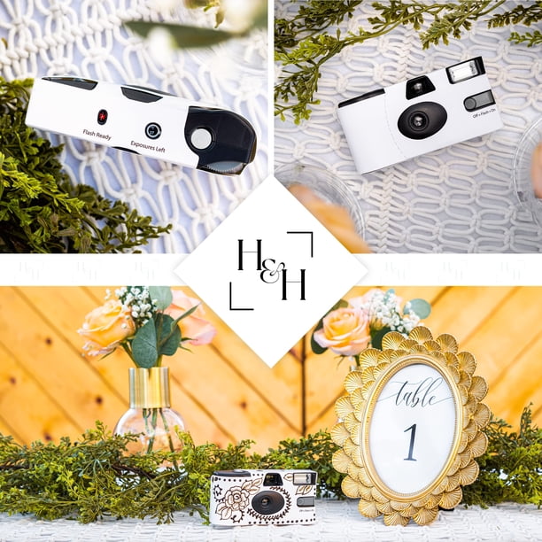 Pack De 2 Cámaras Desechables 1A Photo PORST Para Bodas Y Eventos, 27 Tomas Cada Una, ISO 400