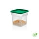 thumbnail image 2 of Recipiente Cuadrado Polipropileno 3 8 Lts Con Tapa Verde, 2 of 3