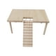 thumbnail image 4 of Plataforma De Madera De Animales Pequeños Con Pilares Con Escalera Para Suministros De Hámster 32cmx20.5cmx15.5cm, 4 of 5