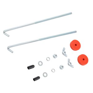 Magideal - Soporte De Sujeción De Batería De Coche, Pernos De Sujeción De Batería Universal, Juego De Ganchos En L, Accesorios De Fijación De Batería Para Coche