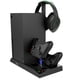 thumbnail image 3 of Base de enfriamiento para el host del juego, cargador con doble asa y luz indicadora, soporte para auriculares, escurridor de platos, 3 of 5