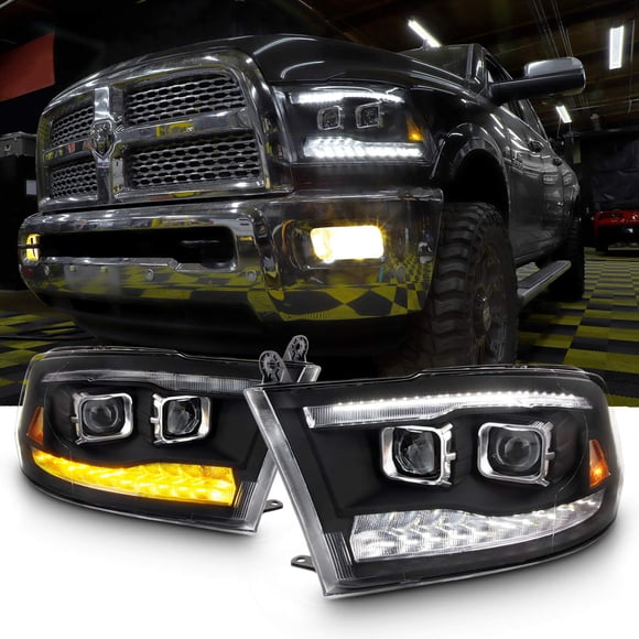 Faros delanteros AKKON para Dodge Ram 1500 2500 3500 09-23