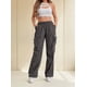 thumbnail image 1 of Pantalón Cargo Mujer Ajustable Elasticado Pata Recta, 1 of 3