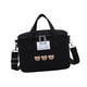 thumbnail image 5 of Bolsas colgantes para mamá, bandolera, organizador de cochecito, bolsa de hombro, bolsa de almuerzo portátil impermeable para juguetes, aperitivos de Negro, 5 of 5