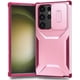 thumbnail image 2 of Funda Resistente para Samsung Galaxy S23 Ultra con Tapa Deslizante y Protección Militar Rosa, 2 of 6