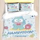 thumbnail image 1 of Hangyodon Quilt Duvet for Children Cute Cartoon 100% Polyester 3-Piece Set Cover Skin-Friendly Breathable Bedding, 1 of 5