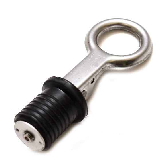 Tapón de drenaje a presión de acero inoxidable Shoreline Marine de 2,5 cm