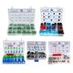 thumbnail image 1 of Kit de reparación de aire acondicionado para coche Luumtee, juego de 5 piezas con juntas tóricas, 270 piezas, 1 of 7