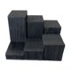 thumbnail image 1 of 6 Piezas De Elevadores Cuadrados De Madera, Soporte De Exhibición De Madera Para Figuras De Maquillaje Y Postres, Color Negro, 1 of 5