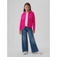 thumbnail image 2 of Sudadera con Capucha de Cierre Completo para Niñas GAP Cozy Bright Beet XL, 2 of 3