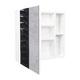 thumbnail image 3 of Botiquin Para Baño Omari Con Espejo 47.3x50x12.2 Cm Blanco, 3 of 17