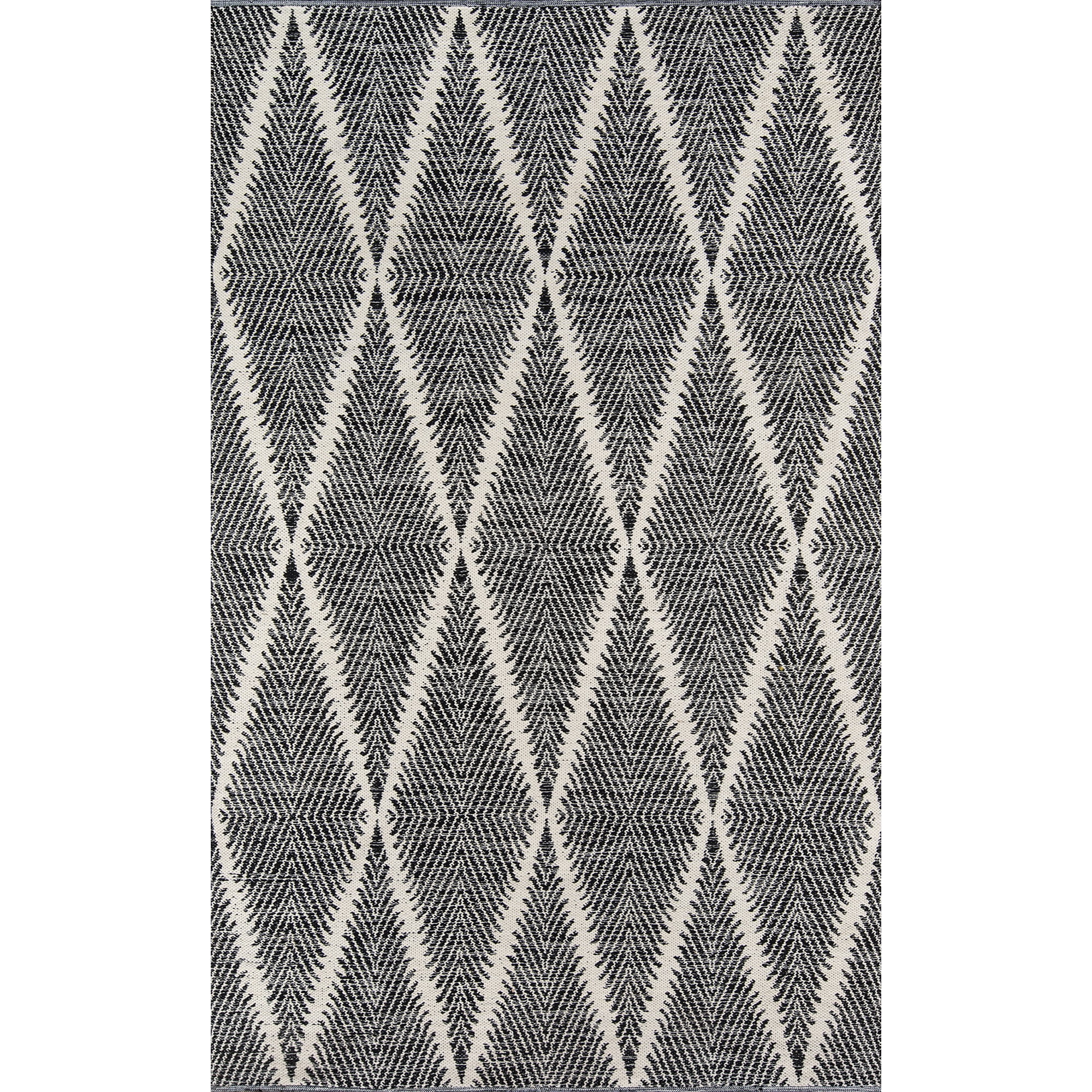 Erin Gates By Momeni - Alfombra Erin Gates De Momeni River Beacon Negra, 60 X 90 Cm