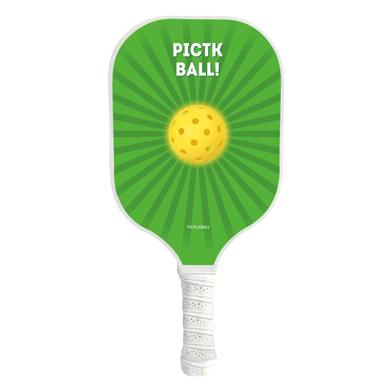 Magideal - Paleta De Pickleball, Agarre Ergonómico Portátil, Superficie De Fibra De Vidrio, Raqueta Profesional De Pickleball En Forma De Panal Para Principiante Estilo D