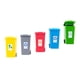 thumbnail image 3 of 5 Piezas 5 Colores Plástico Niños Camión Basura Cubo Juguete Lápiz Portavasos, 3 of 5