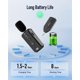 thumbnail image 2 of Micrófono Lavalier Inalámbrico SHIDU 2.4G Alcance 50m, 2 of 9