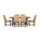 thumbnail image 1 of Juego Comedor Bolton 6 Sillas Base Metal Negro - Roble, 1 of 8