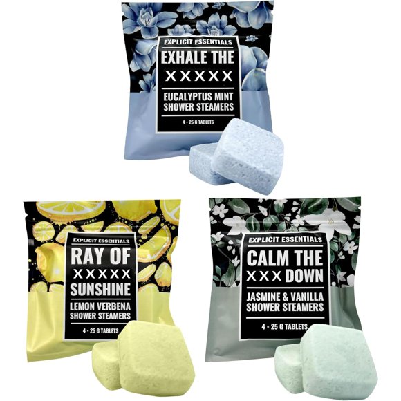 Set de 12 Vaporizadores de Ducha Aromaterapia Explicit Essentials