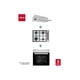 thumbnail image 1 of Horno Empotrado Hs 445 Ss 62 Litros + Encimera Gas Licuado Hlx540 + Campana Tl6310, 1 of 10