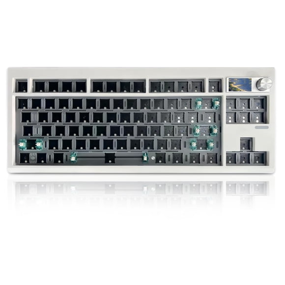 Kit de teclado ZMX GMK87 con montaje gasket, hot swap, BT 5.0/2.4G/Type-C