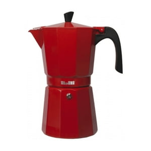 Cafetera Italina Express Aluminio 0,15Lt Bahia Rojo Ibili