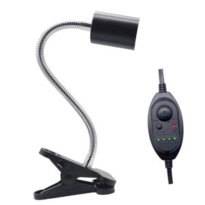 Ioensy - Lámpara De Calor Para Reptiles Y Tortugas, Lámpara De Calentamiento Para Acuario Con Temporizador, Para Tortuga Serpiente