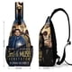 thumbnail image 2 of Noche en el Museo Riñonera Bandolera con Estampado Integral para Hombres y Mujeres, Bolso Cruzado Gráfico de Tendencia, Mochila de Hombro Streetwear para Ciclismo y Deportes, Riñonera Versátil Casual, 2 of 6