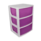 thumbnail image 2 of Organizador Plastico 3 Cajones Morado, 2 of 2