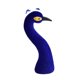 thumbnail image 2 of Figura De Escritorio Con Cabeza De Maniquí De Pavo Real Para Despedida De Soltera, Cumpleaños, Año Nuevo, Color Azul, 2 of 5
