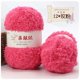 thumbnail image 1 of Xiao Hua Hilo de Felpa Rosa Rosado 1 Rollo 50g - Hilo de Manualidades Grueso Textura de Felpa Súper Suave, Tacto Suave, Adecuado para Hacer Gorros de Alfombra Otoño/invierno Materiales de Crochet, 1 of 4