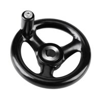 Ioensy - Reemplazo De Volante Redondo De 0,47 X 4 Pulgadas De Diámetro Para Fresadora De Manivela De Torno