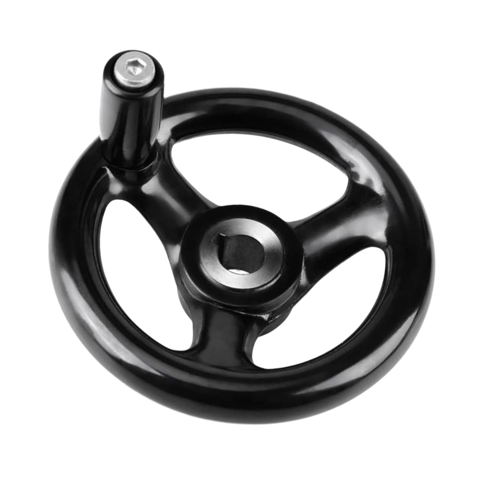 Ioensy - Reemplazo De Volante Redondo De 0,47 X 4 Pulgadas De Diámetro Para Fresadora De Manivela De Torno