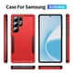 thumbnail image 2 of Para Samsung Galaxy S25 Ultra 5G Funda a Prueba de Golpes Resistente Protección de Cuerpo Completo de Alta Resistencia a Prueba de Polvo/caídas Cubierta Funda, Rojo y Negro, para Galaxy S25 Ultra 5G, 2 of 7