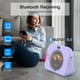 thumbnail image 4 of Reproductor de CD WSJSYH YR-Q800 Bluetooth con altavoces HiFi Púrpura, 4 of 7