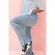 thumbnail image 2 of Pantalón Buzo Mujer Algodón Verano Recto Pierna Ancha 7531, 2 of 2