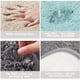 thumbnail image 4 of Xiao Hua Tapete de Piso de Baño Lavable Antideslizante, Tapete de Baño Decorativa, Tapete de Piso de Alta Felpa Gruesa y Absorbente, Blanco, 24 X 35.4 Pulgadas, 1 Pieza, 4 of 4