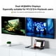 thumbnail image 3 of Adaptador ACASIS USB C a Doble HDMI 4K 60Hz 100W PD, 3 of 9