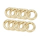 thumbnail image 2 of 10x Mosquetón De Metal Clips A Presión Hebillas Abrazadera Llavero Monederos Artesanía Aureate, 2 of 5