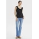 thumbnail image 4 of Polera Mujer Textura Recogido En Pecho Negro, 4 of 4