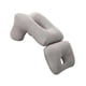 thumbnail image 1 of Almohada Para Siesta, Cojín Portátil, Almohada Lumbar, Almohada De Espuma Viscoelástica Cómoda, Gris, 1 of 5