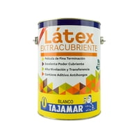 Látex Extra Cubriente Blanco Pinturas Tajamar Galón