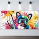 thumbnail image 2 of Bulldog Francés Fondo Temático Pancarta Suministros de Decoración para Fiesta de Cumpleaños, Decoración de Fondo de Fiesta Personalizado,150x90cm, 2 of 6