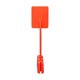 thumbnail image 1 of Porta Sensor EZAim Descartable Adhesivo Bitewing Rojo, 1 of 5