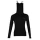 thumbnail image 4 of elástico protector de la erupción de la camiseta de enfriamiento del golf de las mujeres con la máscara anti-uv l negro, 4 of 5