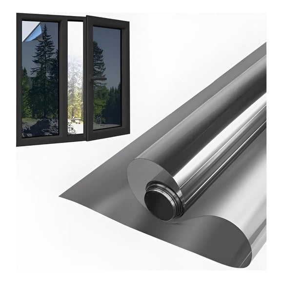 Lamina Espejada Film Privacidad Vidrio Ventana 60 Cm * 10 M