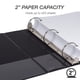 thumbnail image 3 of Binder Samsill Economy, 2 pulgadas, 3 anillos negros, paquete de 4, 3 of 7