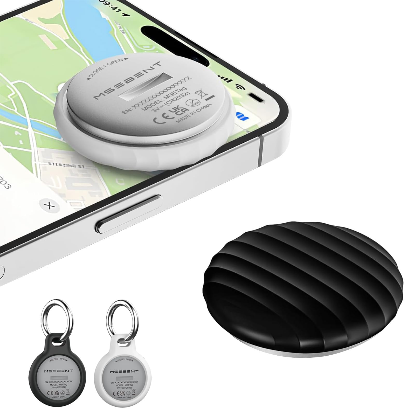 Tracker Tag Msebent, Paquete De 2 Unidades, Bluetooth Ip67, Resistente Al Agua