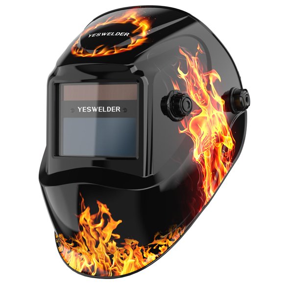 Casco de soldadura YESWELDER True Color Solar con oscurecimiento automático LYG-L500A-B