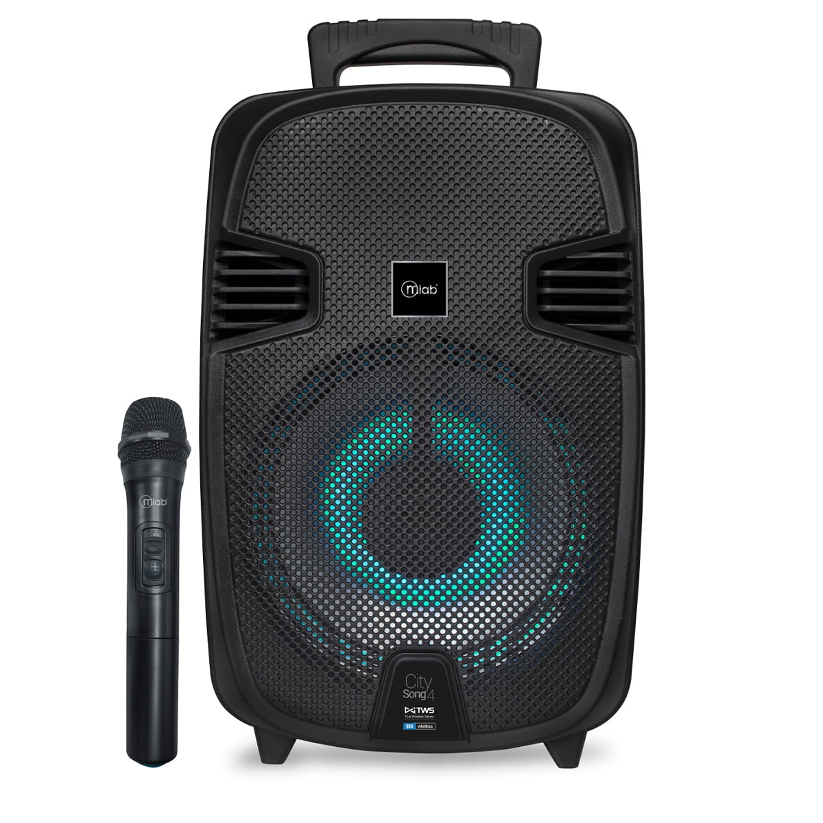 Microlab - Parlante Karaoke 8 Portátil Con Mic. Inalambrico