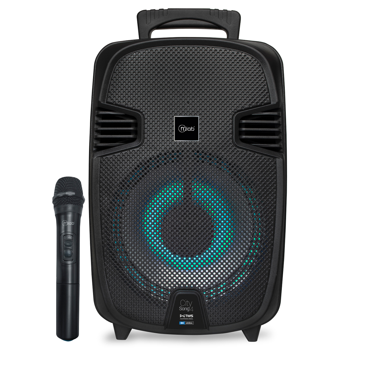 Microlab - Parlante Karaoke 8 Portátil Con Mic. Inalambrico